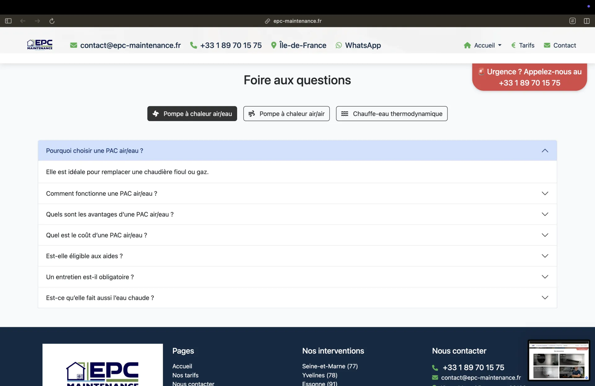 EPC Maintenance 2