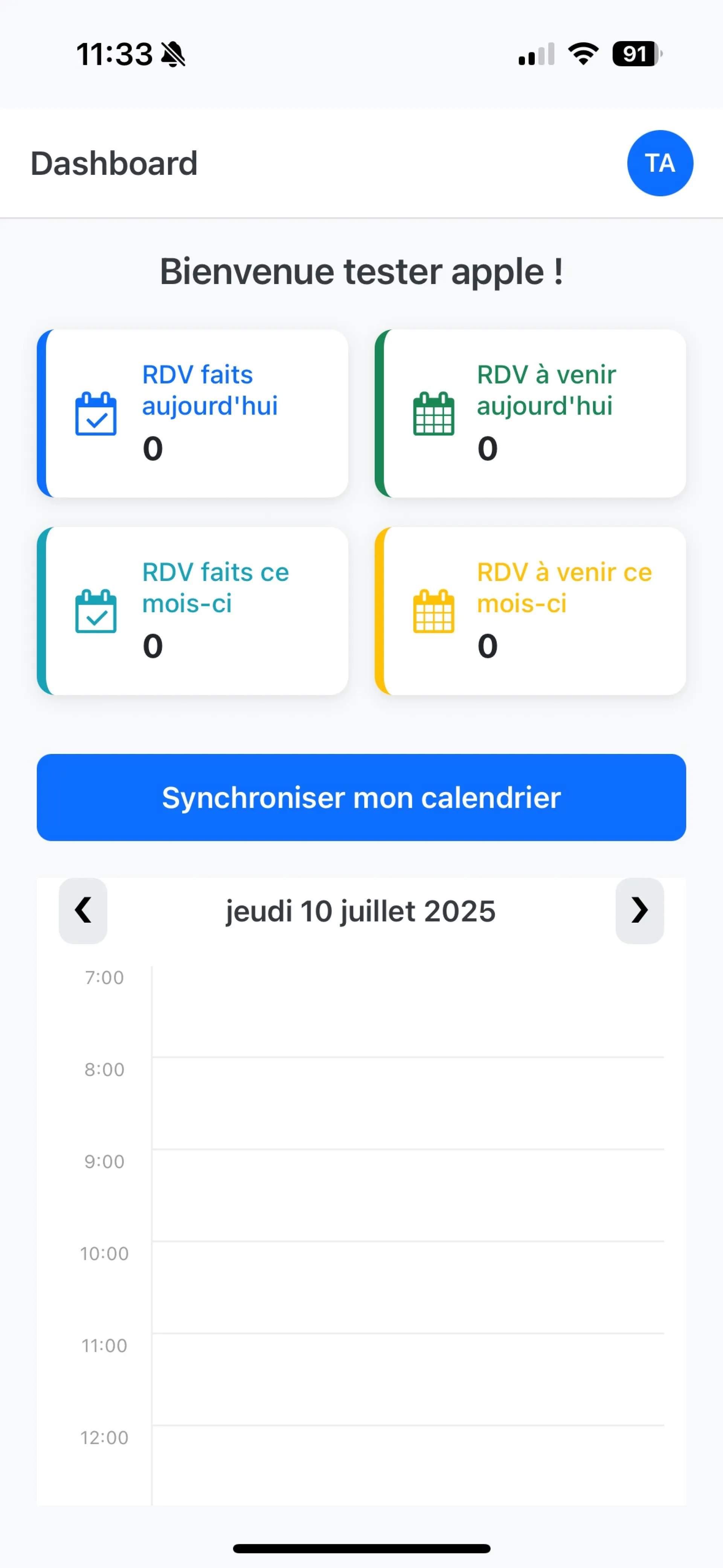 Tech Calendar Mobile